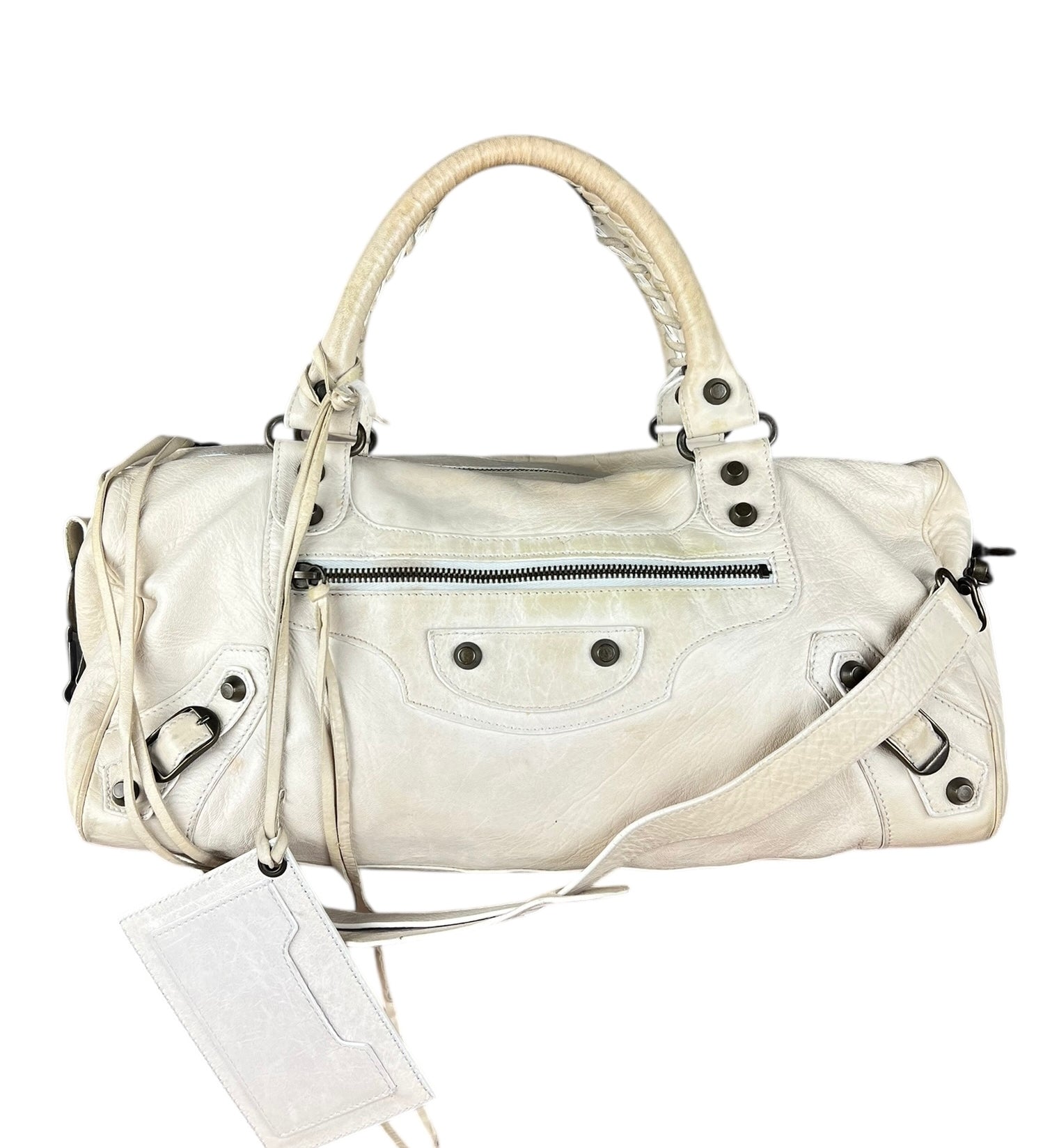 Balenciaga Beige Twiggy Le City Bag