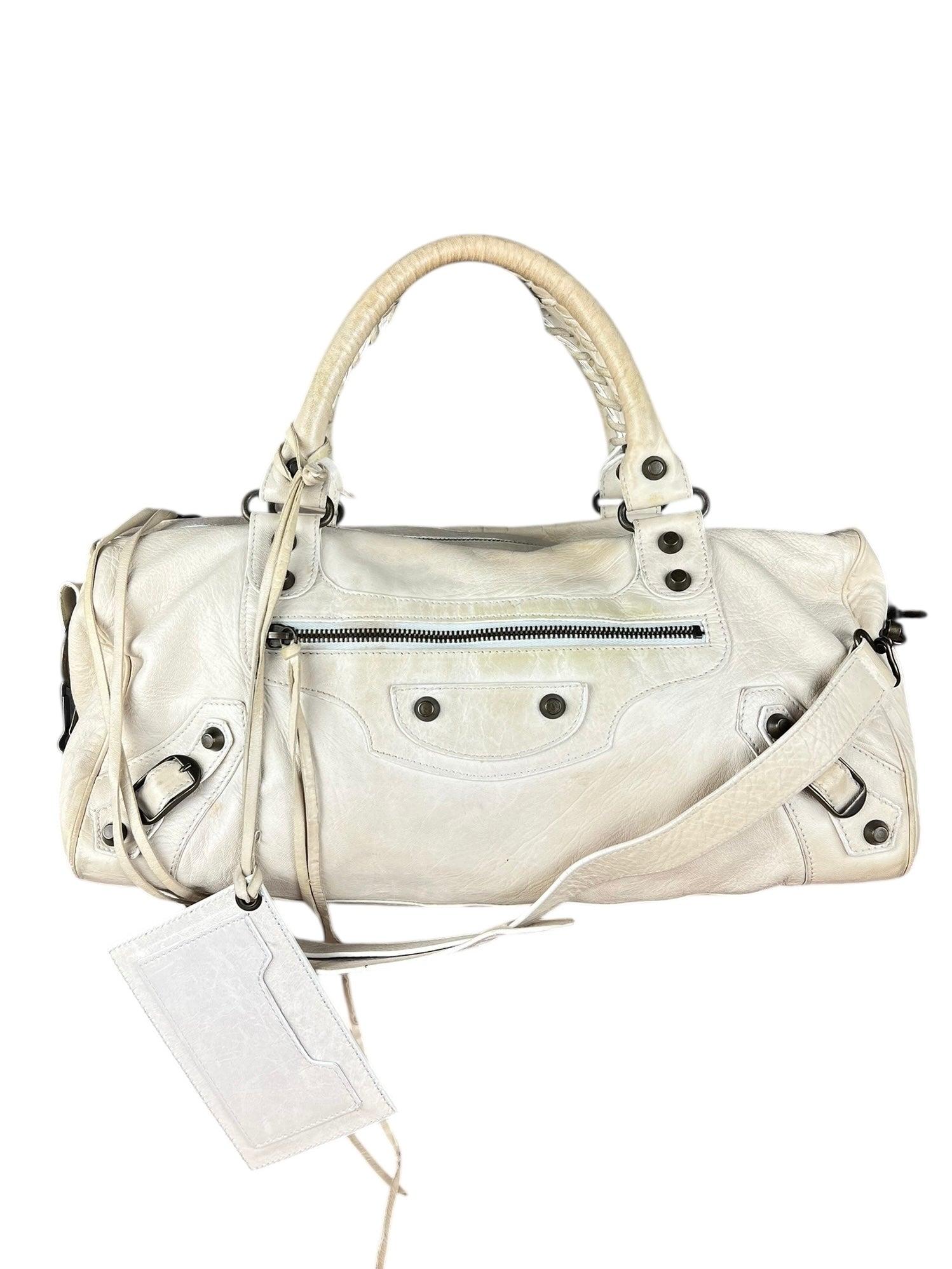 Balenciaga Beige Twiggy Le City Bag