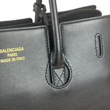 Balenciaga Black Leather Bel Air Carry All Two-Way Bag