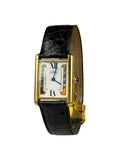Cartier Must De Tank Tri Color Black Strap