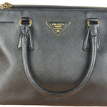 Prada Black Galleria Saffiano Leather Tote