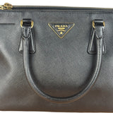 Prada Black Galleria Saffiano Leather Tote
