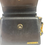 Jacquemus Black Leather The Knot Chiquito Two-Way Bag