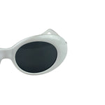Chanel White Oval Sunglasses