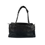 Chanel Black Calfskin Ritz Flap Bag 2007