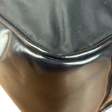 Prada Black Tessuto Nylon Leather Trim Hobo Bag