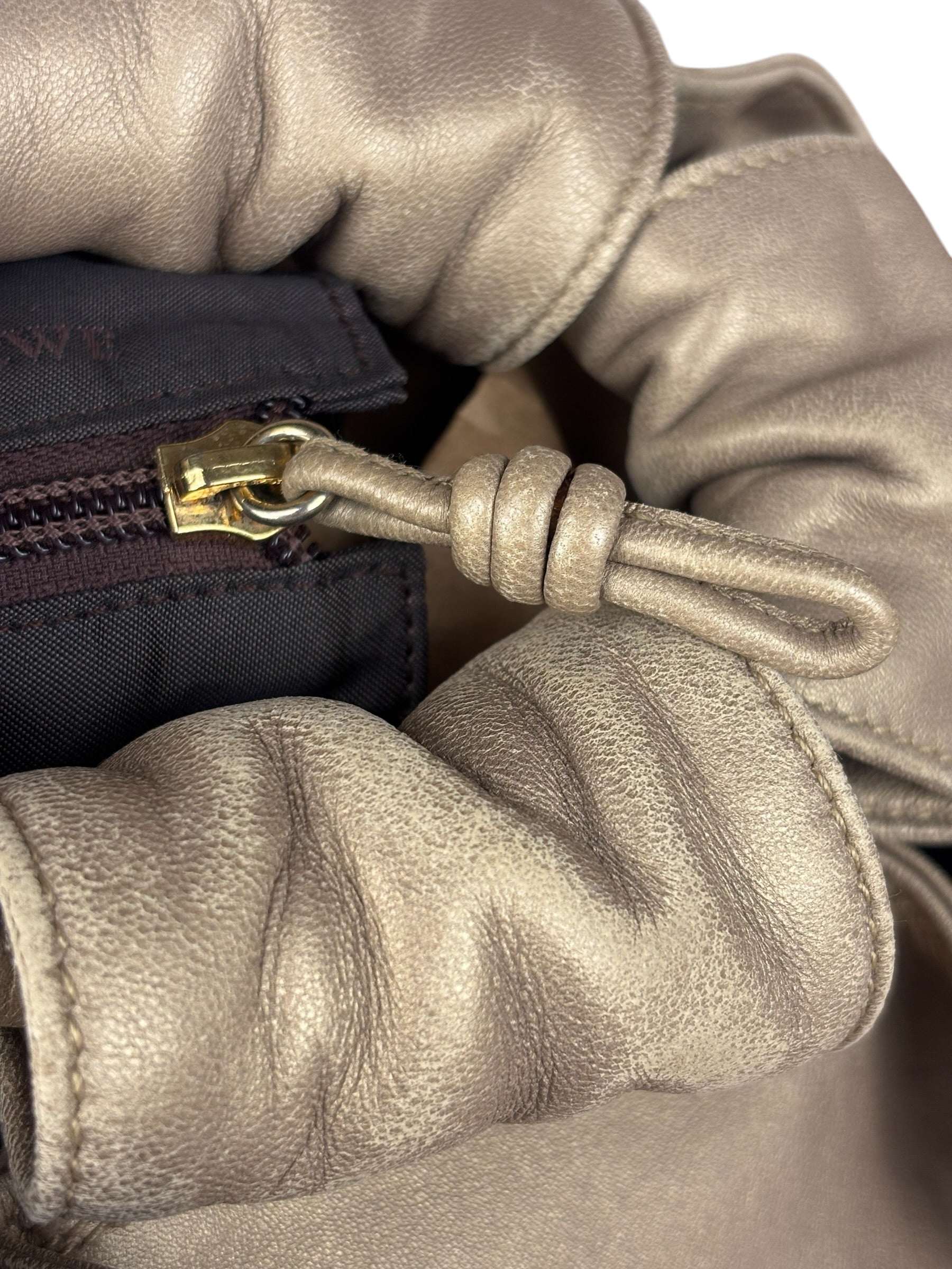 Loewe Metallic Leather Nappa Air Handbag