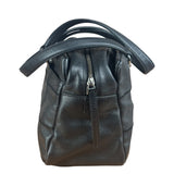 Chanel Black Leather Chocolate Bar Shoulder Bag 2004