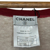Chanel White/Red 2006 Spring/Summer 06P Sleeveless Top