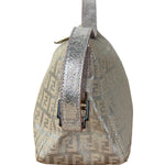 Fendi Vintage Zucchino FF Logo Shoulder Bag