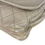 Chanel Light Grey Quilted Mademoiselle Chain Flap Bag 2008