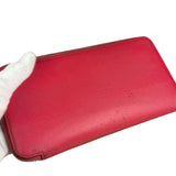 Hermes Pink Epsom Leather Silk'In Long Wallet