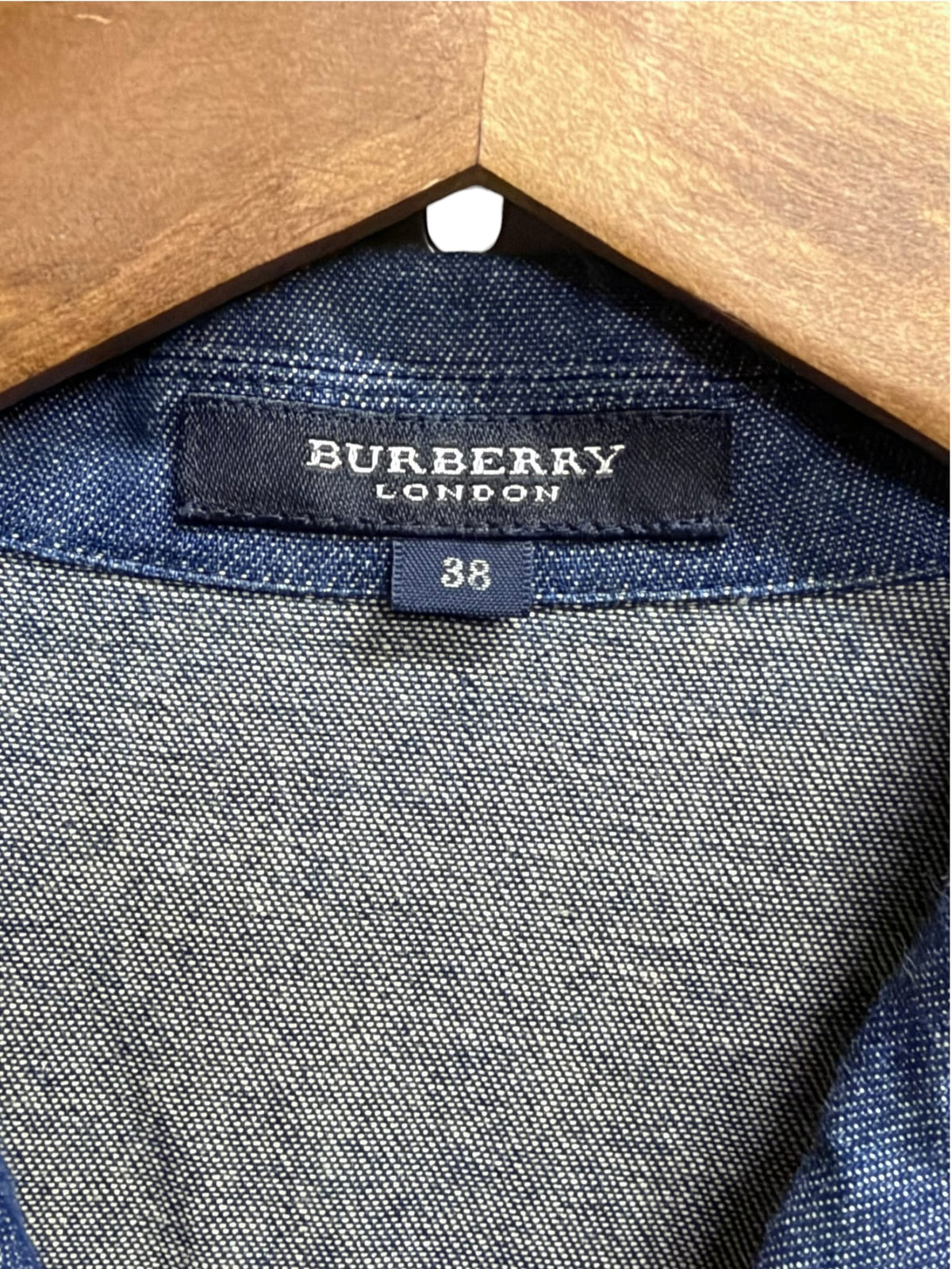 Burberry London Blue Denim Short-Sleeve Shirt Dress