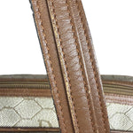 Christian Dior Vintage Beige Honeycomb Boston Bag