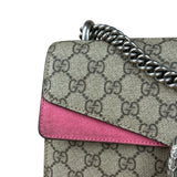 Gucci Dionysus GG Supreme Shoulder Bag Beige/Pink