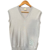 Hermes Vintage Blue Cashmere/Silk Sweater Vest