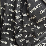 Vintage Versace Jeans Couture Black Polyester Reversible Jacket