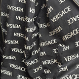 Vintage Versace Jeans Couture Black Polyester Reversible Jacket