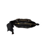 Miu Miu Black Leather Nappa Biker Tote Bag