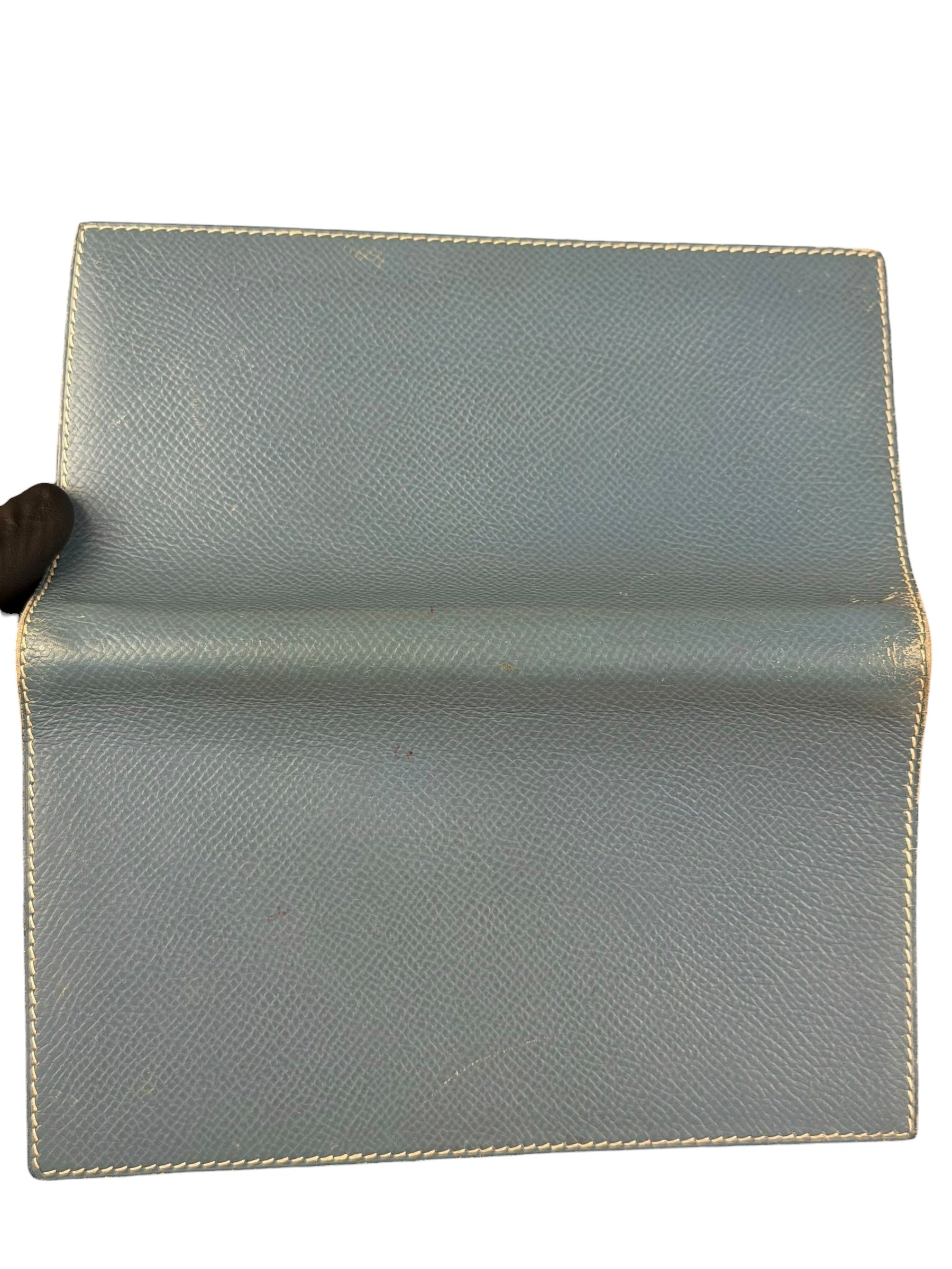 Hermes Blue Gene Leather Epson Agenda Cover