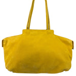 Fendi Yellow Leather Shoulder Bag