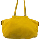 Fendi Yellow Leather Shoulder Bag