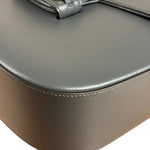Gucci Grey Leather 1955 Horsebit Shoulder Bag