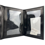 Bottega Veneta Intercciato Black Passport Holder