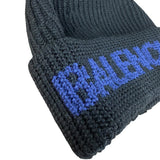 Balenciaga Black/Blue Logo Beanie