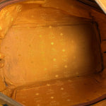 MCM Vintage Leather Logo Boston Handbag