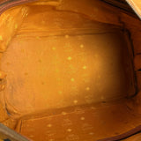 MCM Vintage Leather Logo Boston Handbag