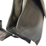 Chanel Vintage Metallic Bronze Lambskin Logo Messenger Bag 1997