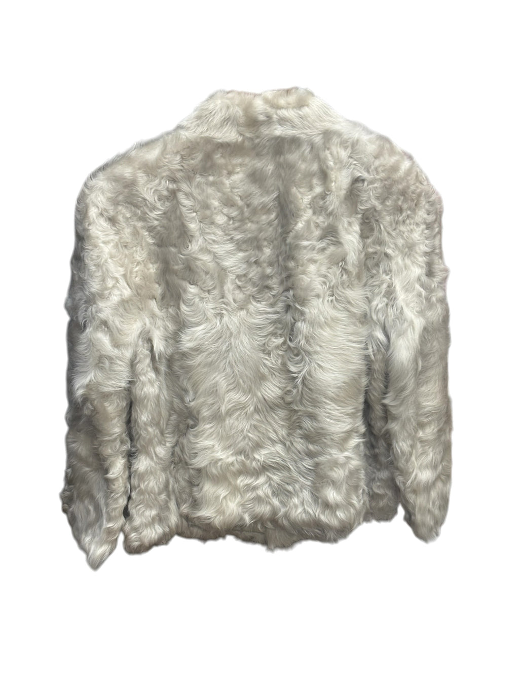 Vintage Nakamura Grey Kalgan Lamb Fur Coat