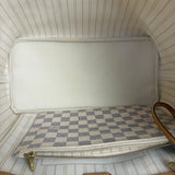 Louis Vuitton Damier Azur Neverfull MM w/ Pouch