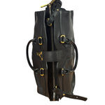 YSL Black Leather Cabas Chyc 2Way