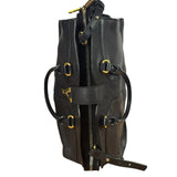 YSL Black Leather Cabas Chyc 2Way