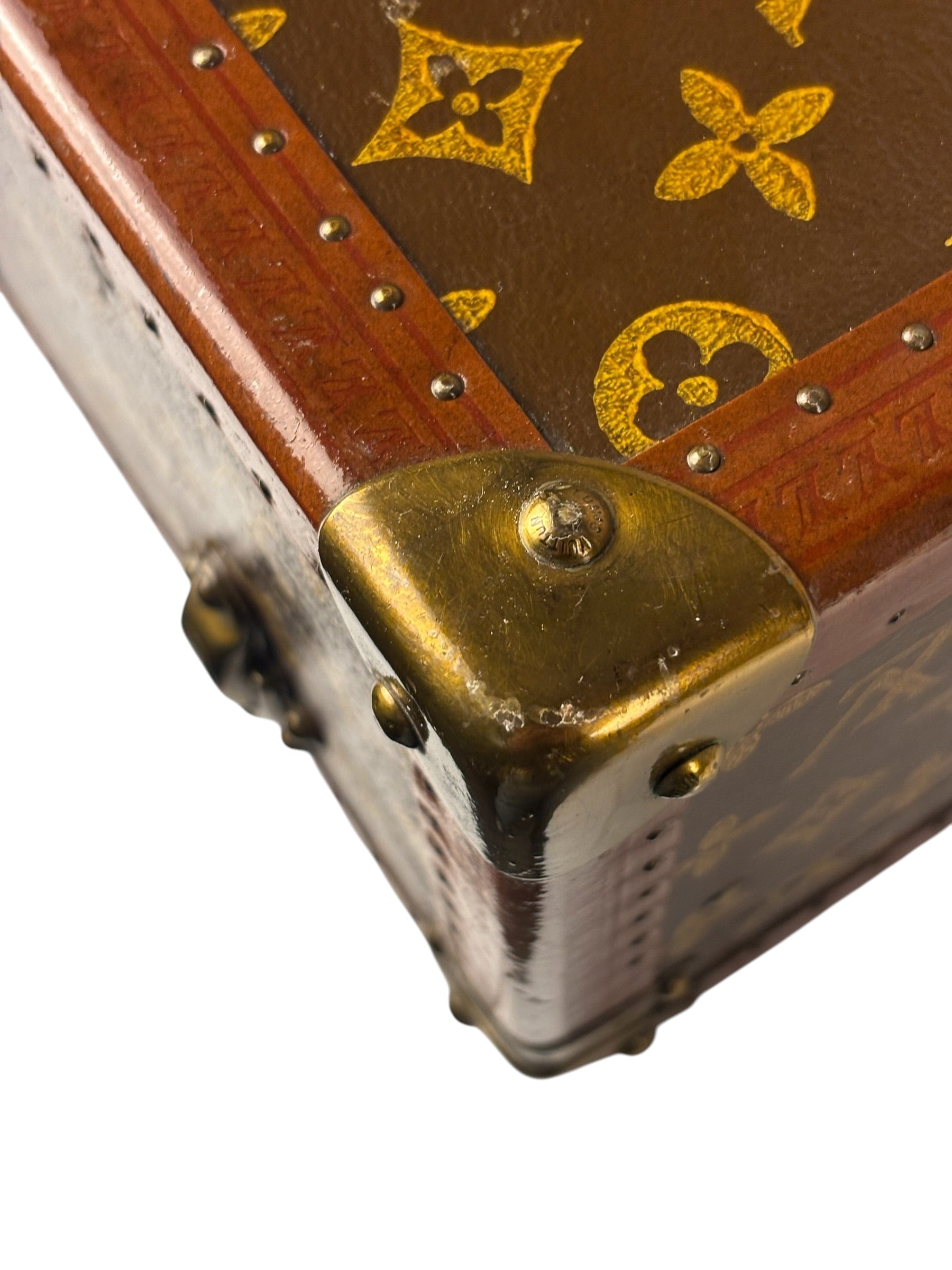 Louis Vuitton Vintage Monogram Hard Case Luggage Trunk