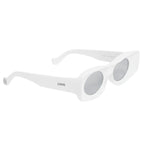Loewe Ibiza Rectangular Frame Sunglasses White