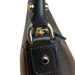 Gucci Black Pebbled Leather Shoulder Bag