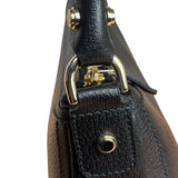 Gucci Black Pebbled Leather Shoulder Bag