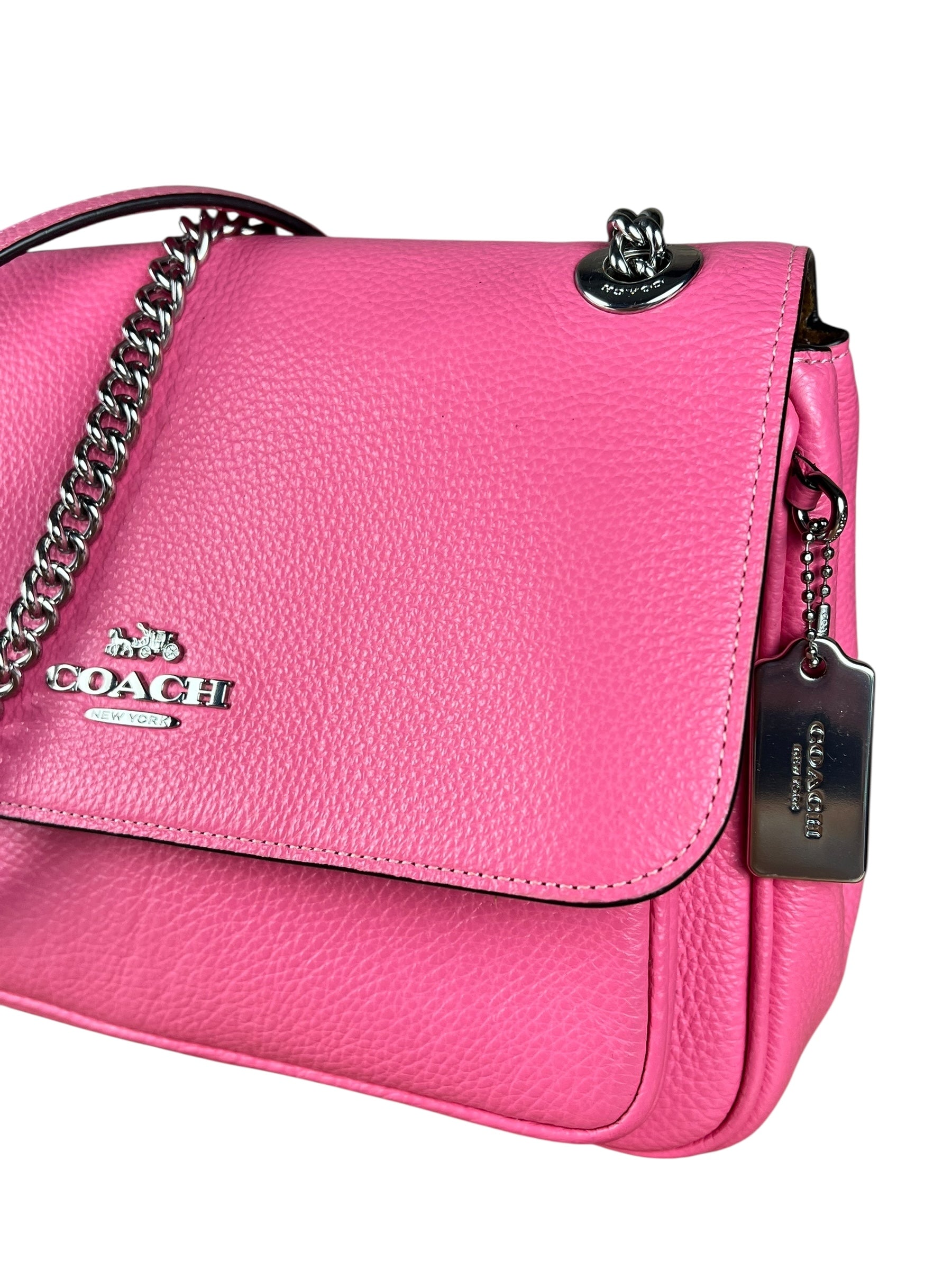 Coach Leather Klare Crossbody 25 Pink