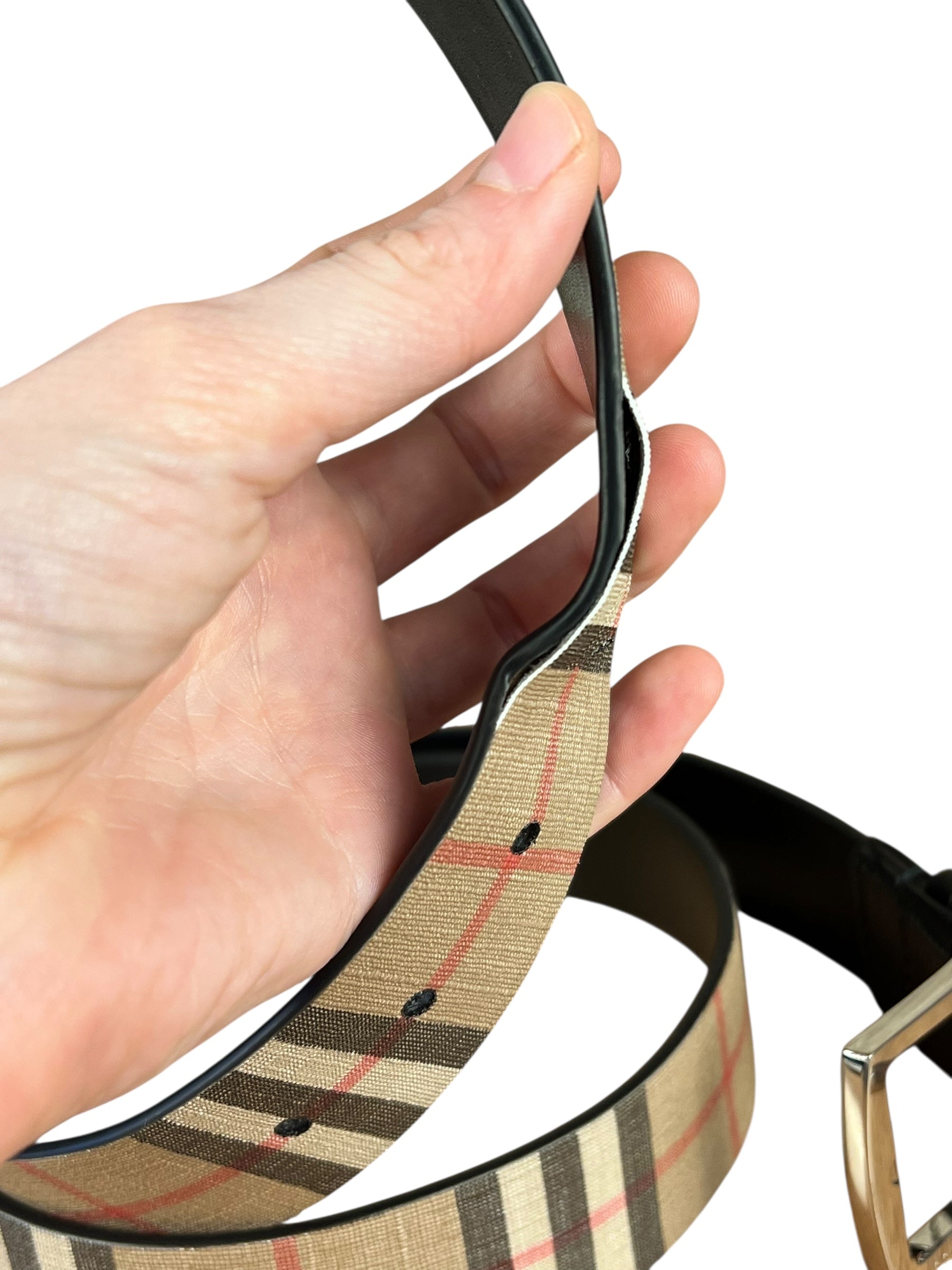 Burberry Nova Check Belt