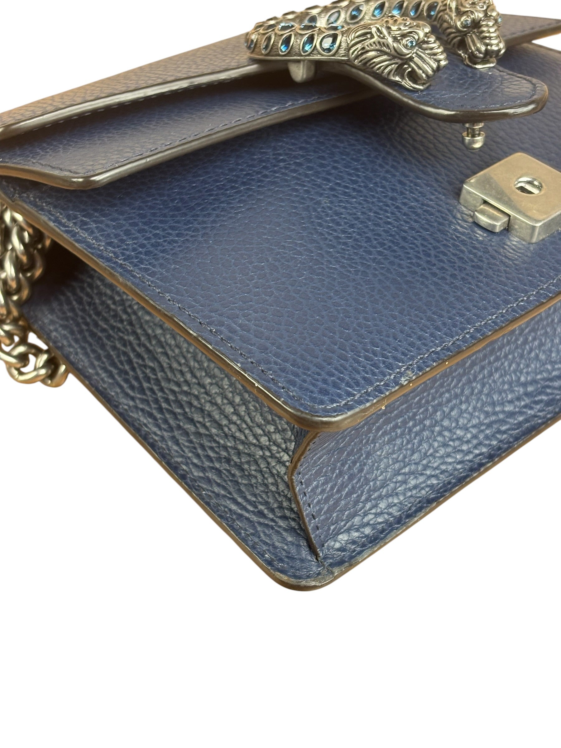 Gucci Navy Blue Dionysus Shoulder Bag