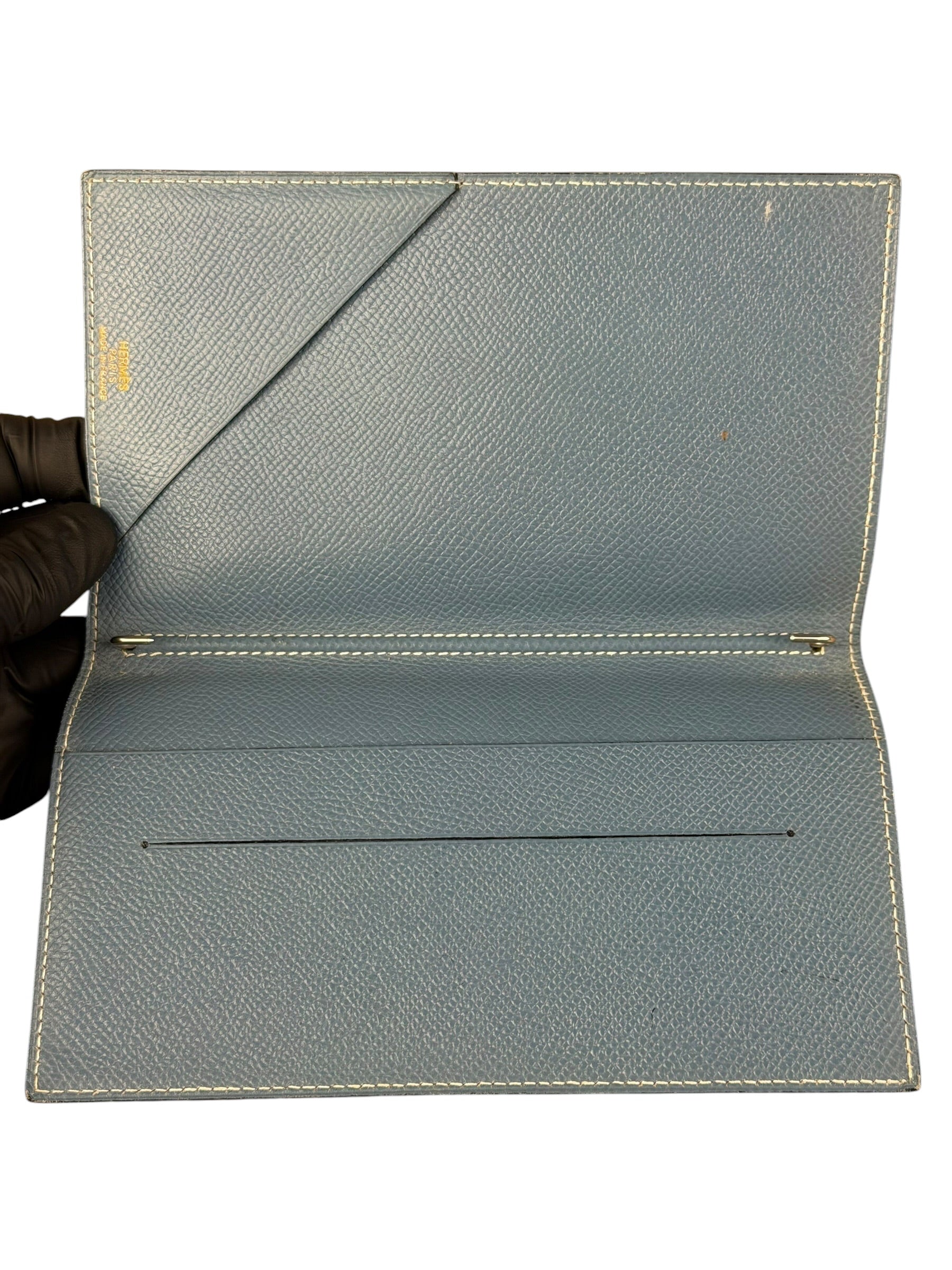 Hermes Blue Gene Leather Epson Agenda Cover