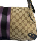 Gucci GG Canvas Web Horsebit Shoulder Bag