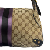 Gucci GG Canvas Web Horsebit Shoulder Bag