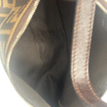 Fendi Leather Trim Zucca Pochette