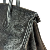 Hermes Birkin 30 Black Togo Leather Handbag 2002