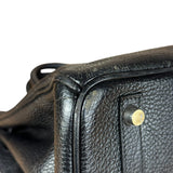 Hermes Birkin 30 Black Togo Leather Handbag 2002