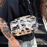 Chanel Vintage Airline Canvas Shoulder/Crossbody Bag 2004
